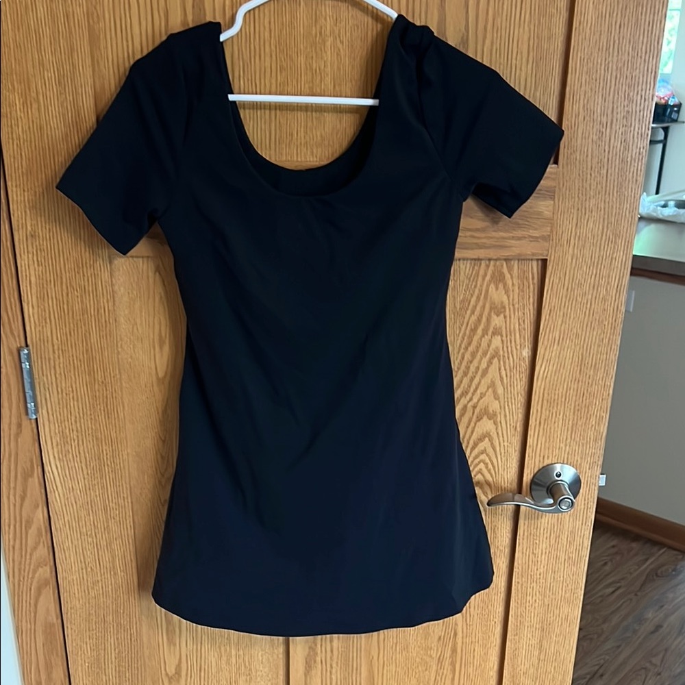 Lululemon Short Sleeve Align Dress, Black, Size 8